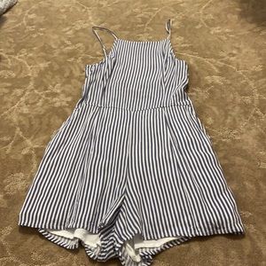 striped romper